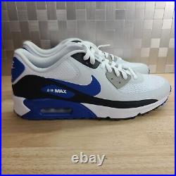 Nike Air Max 90 G TB Golf Mens 12.5 Spikeless White Blue DX5999-141 No Box Lid Nike Air Max 90 G TB Golf Mens 12.5 Spikeless White Blue DX5999-141 No Box Lid
