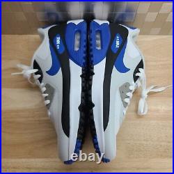 Nike Air Max 90 G TB Golf Mens 12.5 Spikeless White Blue DX5999-141 No Box Lid Nike Air Max 90 G TB Golf Mens 12.5 Spikeless White Blue DX5999-141 No Box Lid