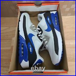 Nike Air Max 90 G TB Golf Mens 12.5 Spikeless White Blue DX5999-141 No Box Lid Nike Air Max 90 G TB Golf Mens 12.5 Spikeless White Blue DX5999-141 No Box Lid