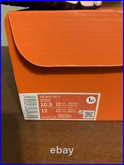 Nike Air Max 90 G White Black Golf Shoes CU9978-101 Mens 10.5 New in Box