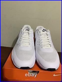 Nike Air Max 90 G White Black Golf Shoes CU9978-101 Mens 10.5 New in Box