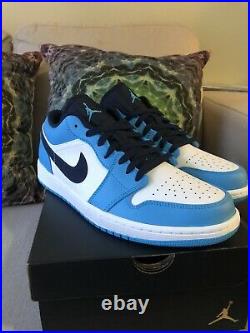 Nike Jordan 1 Low UNC Size US10 BRAND NEW IN BOX WITH RECEIPT