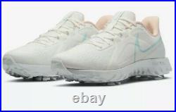 Nike React Infinity Pro Golf Shoe Size 11.5 Sail/Light Dew New Box Without Lid
