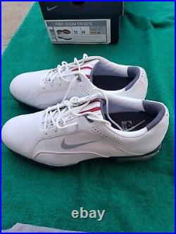 Nike TW 2012 Tiger Woods Men's Golf Shoes 10 Medium, NEW Open Box