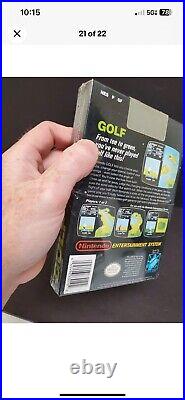 Nintendo NES Golf Black Box Nintendo Entertainment System Factory Sealed New