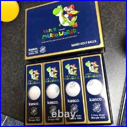 Nintendo Super Mario World & Yossy New Unused Golf Balls Box Set Rare Item #827 Nintendo Super Mario World & Yossy New Unused Golf Balls Box Set Rare Item #827