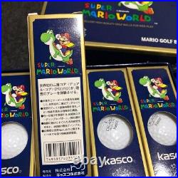 Nintendo Super Mario World & Yossy New Unused Golf Balls Box Set Rare Item #827 Nintendo Super Mario World & Yossy New Unused Golf Balls Box Set Rare Item #827