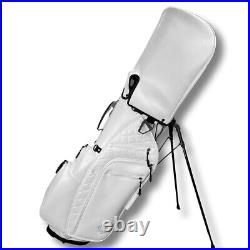 OPEN BOX Premium Golf Stand Bag White 14 Way Divider Light Weight