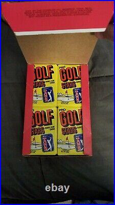 Original 1981 Donruss Golf Stars Rare Wax Box 36 Unopened Wax Packs Nicklaus RC