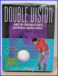 PC Big Box Game Double Vision JACK NICKLAUS SIGNATURE TOUR GOLF LINKS NEW