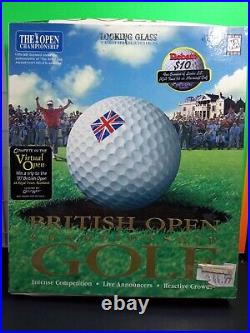 PC Game British Open Championship Golf Windows 95 1997 New Sealed Original Box