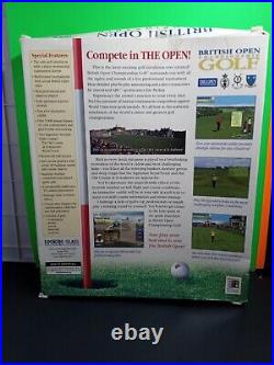 PC Game British Open Championship Golf Windows 95 1997 New Sealed Original Box