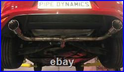 PIPE DYNAMICS Golf MK7 1.4TSI 140-150HP Back Box Delete GTI Style DUAL EXHAUST