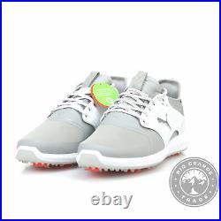 PUMA GOLF Ignite Caged Golf Shoe 9 X-Wide Gray Silver-Peacoat Mens NEW IN BOX