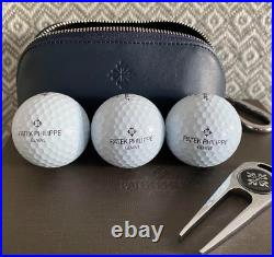 Patek Philippe Golf Set with 3 Titleist Pro golf balls Pouch towel With Box Gift Patek Philippe Golf Set with 3 Titleist Pro golf balls Pouch towel With Box Gift