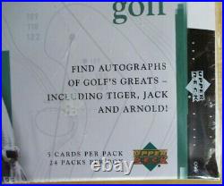 Pga Tiger Woods 2005 Upper Deck Sp Authentic Factory Sealed Box Of Golf Cards