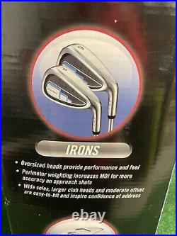 Ram Men's Golf Set 10 Clubs With Stand Bag And Headcovers Brand New, Open Box