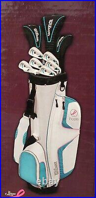 Rare! Wilson Hope Ladies Complete Golf Set Teal / Pink New In Box Rare! Wilson Hope Ladies Complete Golf Set Teal / Pink New In Box