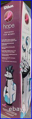 Rare! Wilson Hope Ladies Complete Golf Set Teal / Pink New In Box Rare! Wilson Hope Ladies Complete Golf Set Teal / Pink New In Box