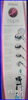 Rare! Wilson Hope Ladies Complete Golf Set Teal / Pink New In Box Rare! Wilson Hope Ladies Complete Golf Set Teal / Pink New In Box