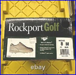 Rockport Men's Golf 8 M (41 EUR) Vintage 90s NEW IN BOX with Spikes Never Worn
