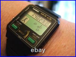 SUPERB 1984 New Old Stock Condition Casio GG-9 227 Golf Watch Casio Boxed