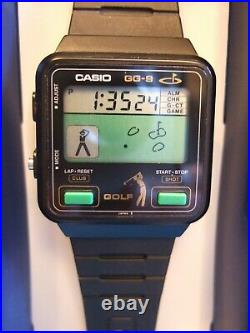 SUPERB 1984 New Old Stock Condition Casio GG-9 227 Golf Watch Casio Boxed