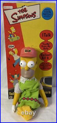 Simpsons 3 Talking Golf Club Head Covers Bart Homer Krusty Working Voice Box VTG