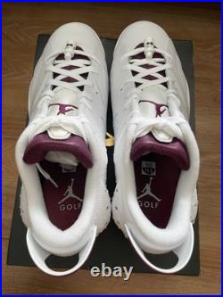 Size 11.5 Brand New Jordan Retro 6 G NRG M23 Golf Shoes New in Box Bordeaux