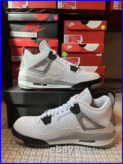 Size 9 Jordan 4 Golf White Cement, Brand New, Never Tried On, Original Box