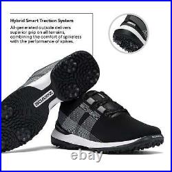Sqairz Men's Golf Shoes VELO Black & White Brand New with Box Sqairz Men's Golf Shoes VELO Black & White Brand New with Box