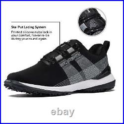 Sqairz Men's Golf Shoes VELO Black & White Brand New with Box Sqairz Men's Golf Shoes VELO Black & White Brand New with Box