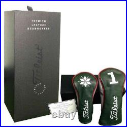 Super Rare New In Box 2016 Titleist Ltd Edition Holiday Leather Headcover Set