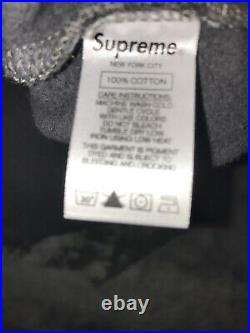 Supreme XL Ss20 New Overdyed Hoodie Sweatshirt Black Gry Camo Ss20 Box Logo Bape