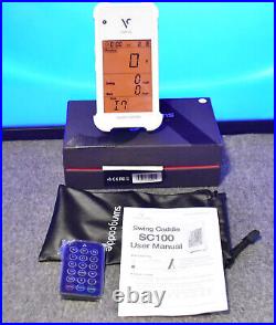 Swing Caddie SC100 Portable Golf Launch Monitor by Voice Caddie New Open Box Swing Caddie SC100 Portable Golf Launch Monitor by Voice Caddie New Open Box