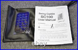 Swing Caddie SC100 Portable Golf Launch Monitor by Voice Caddie New Open Box Swing Caddie SC100 Portable Golf Launch Monitor by Voice Caddie New Open Box