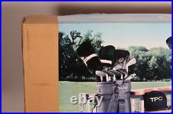 TPC Home Golf Bag Caddy Adjustable Organizer Heavy Duty Rack Stand New in Box