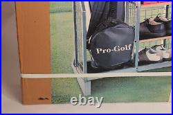 TPC Home Golf Bag Caddy Adjustable Organizer Heavy Duty Rack Stand New in Box