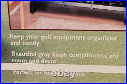 TPC Home Golf Bag Caddy Adjustable Organizer Heavy Duty Rack Stand New in Box