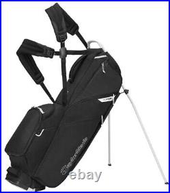 TaylorMade FlexTech Lite Stand Carry 4-Way Golf Bag BLACK New in Box #86500