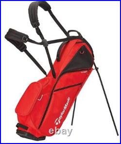 TaylorMade FlexTech Lite Stand Carry 4-Way Golf Bag Red/Black New in Box #90419 TaylorMade FlexTech Lite Stand Carry 4-Way Golf Bag Red/Black New in Box #90419