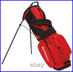 TaylorMade FlexTech Lite Stand Carry 4-Way Golf Bag Red/Black New in Box #90419 TaylorMade FlexTech Lite Stand Carry 4-Way Golf Bag Red/Black New in Box #90419