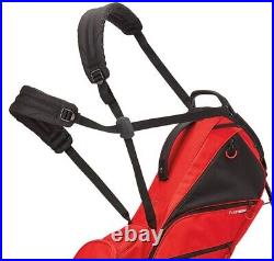 TaylorMade FlexTech Lite Stand Carry 4-Way Golf Bag Red/Black New in Box #90419 TaylorMade FlexTech Lite Stand Carry 4-Way Golf Bag Red/Black New in Box #90419