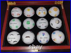 Taylormade tp5 pix golf balls new breakfast ball shaved ice collector's box