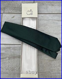 The Masters Augusta National Golf Club Tie (Green/Navy) New With Box (Italy)