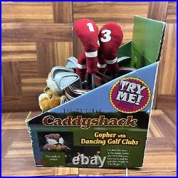 The Original Caddyshack Gopher With Dancing Golf Clubs Vintage new In Box