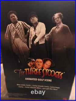 The Three Stooges Animated Golf Scene 2002 NEW IN BOX