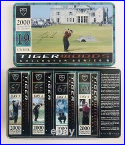 Tiger Woods Collector Series Complete Set (1 4) Tin Box Golf Balls 2001