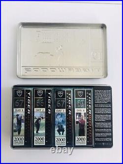 Tiger Woods Collector Series Complete Set (1 4) Tin Box Golf Balls 2001