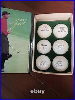 Tiger Woods Commemorative Golf Ball Box Set